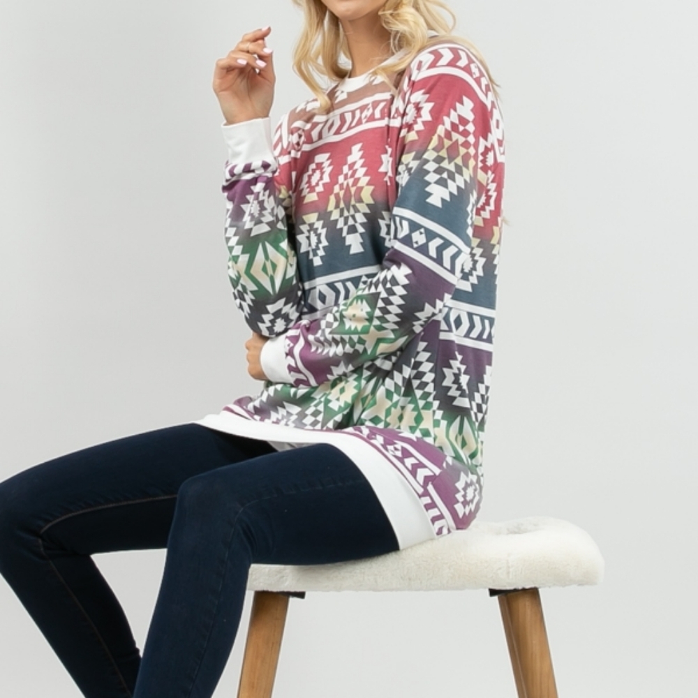 COPY - On SALE!!!!!!!!!!Tunic Aztec shirt